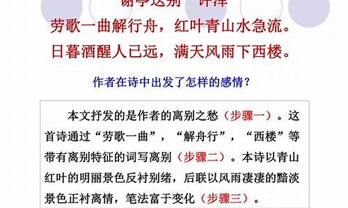 高考语文古诗鉴赏答题技巧_高考语文古诗鉴赏答题技巧模板