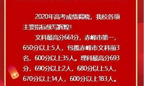 赤峰高考喜报2021_赤峰高考排名