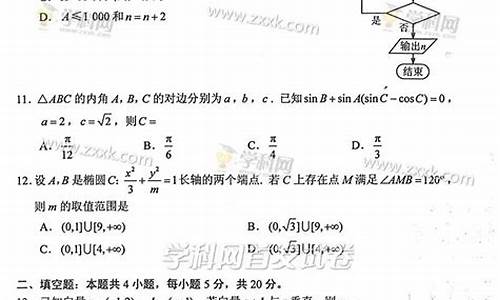 2017高考数学卷全国一卷真题_2017高考数学1卷文