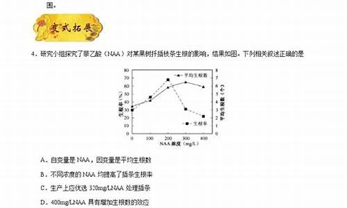 生长素高考题_生长素题目