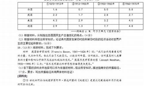 海南历史高考答案,08海南历史高考