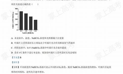 2021高考生物解析,今年高考生物解析