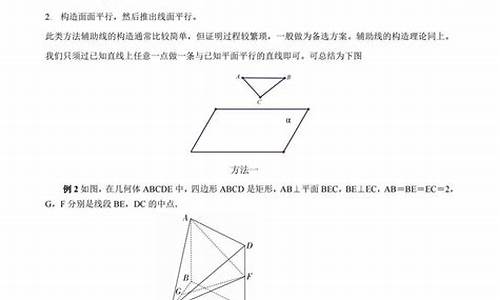 高考立体几何题型,高考立体几何题型有哪些